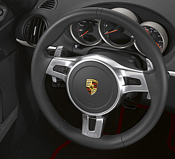 DIY Black Car Steering Wheel Cover for Porsche 911  Boxster Cayman #A013